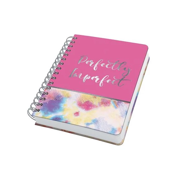 Spirálfüzet, 168x215 mm, pontrácsos, 120 lap, keményfedeles, SIGEL "Jolie", Perfectly Imperfect Spirálfüzet, 168x215 mm, pontrácsos, 120 lap, keményfedeles, SIGEL "Jolie", Perfectly Imperfect