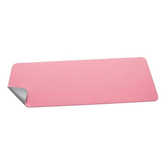 Könyökalátét, 800x300 mm, kétoldalas, SIGEL, rózsaszín-ezüst