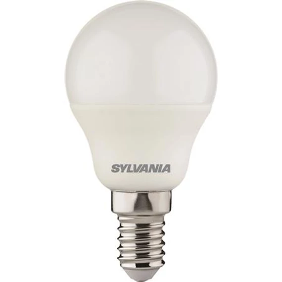 LED izzó, E14, kisgömb, 4,5W, 470lm, 2700K (MF), SYLVANIA "ToLEDo"