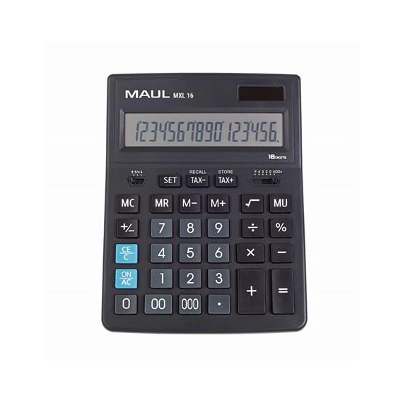 Számológép, asztali, 16 számjegy, MAUL "MXL 16" Számológép, asztali, 16 számjegy, MAUL "MXL 16"