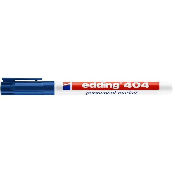Alkoholos marker, 0,75 mm, kúpos, EDDING "404", kék Alkoholos marker, 0,75 mm, kúpos, EDDING "404", kék