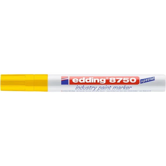 Lakkmarker, 2-4 mm, EDDING, "8750", sárga