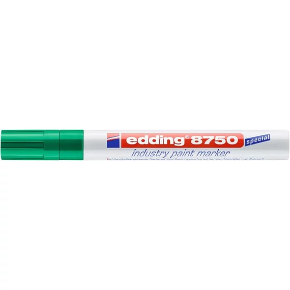 Lakkmarker, 2-4 mm, EDDING, "8750", zöld