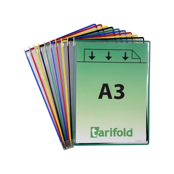 Bemutatótábla, A3, acélkeretes, álló, DJOIS, vegyes színek Bemutatótábla, A3, acélkeretes, álló, DJOIS, vegyes színek