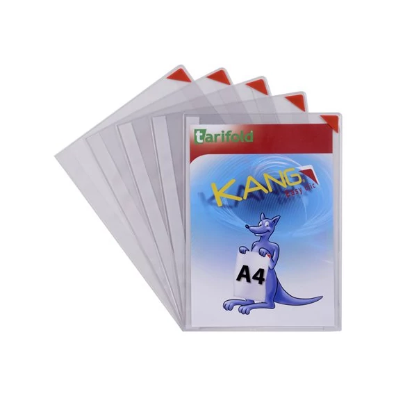 Öntapadó bemutatótábla, A4, DJOIS "Kang", piros