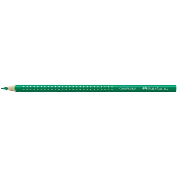 Színes ceruza, háromszögletű, FABER-CASTELL "Grip 2001", zöld