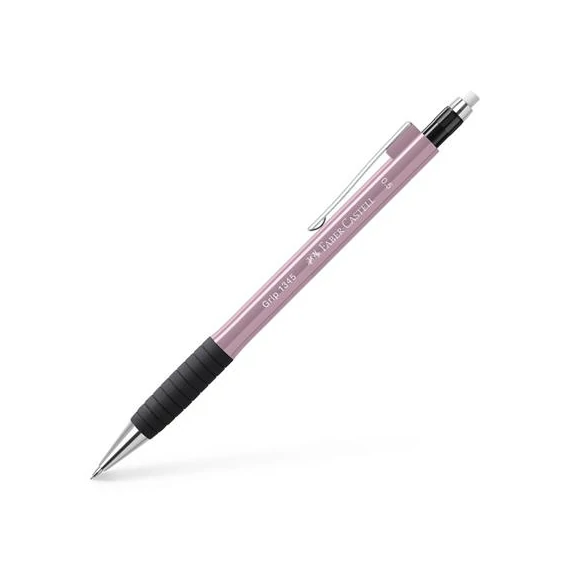 Nyomósirón, 0,5 mm, FABER-CASTELL "Grip 1345", rózsa árnyékok
