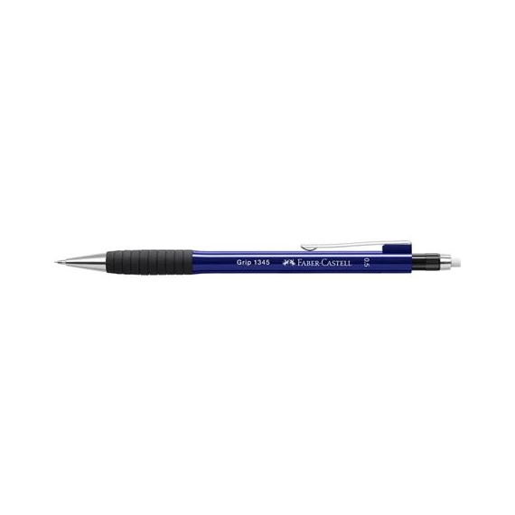 Nyomósirón, 0,5 mm, FABER-CASTELL "Grip 1345", sötétkék