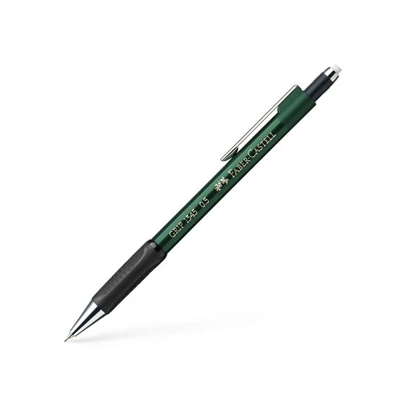 Nyomósirón, 0,5 mm, FABER-CASTELL "Grip 1345", zöld