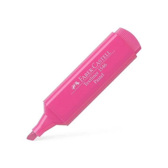 Szövegkiemelő, 1-5 mm, FABER-CASTELL "1546 Pastel", rózsaszín