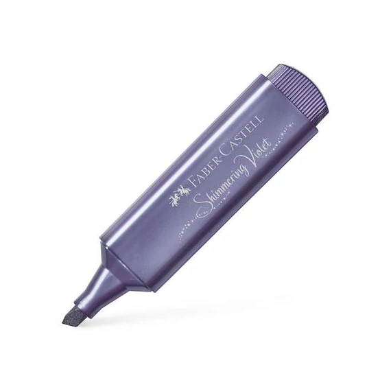 Szövegkiemelő, 1-5 mm, FABER-CASTELL "1546", metál lila