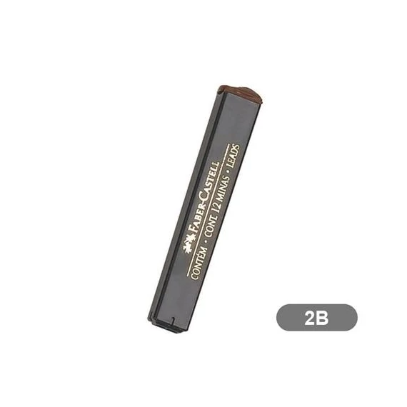 Grafitbél, 2B, 0,7 mm, FABER-CASTELL Grafitbél, 2B, 0,7 mm, FABER-CASTELL