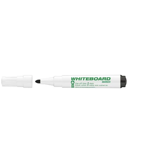 Tábla- és flipchart marker, 1-3 mm, antibakteriális, kúpos, ICO "11 XXL", fekete