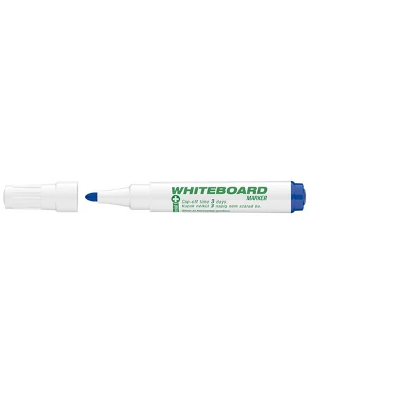 Tábla- és flipchart marker, 1-3 mm, antibakteriális, kúpos, ICO "11 XXL", kék