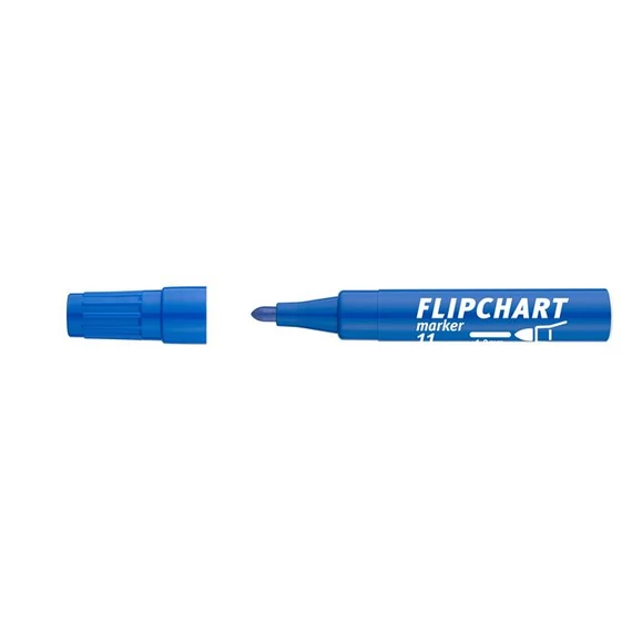 Flipchart marker, 1-3 mm, kúpos, ICO "Artip 11", kék