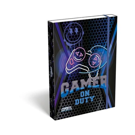 Füzetbox, A4, LIZZYSULI, Esports Gamer on duty