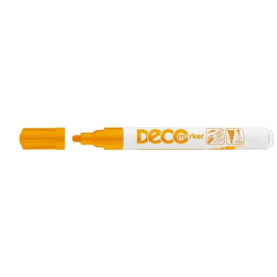 Lakkmarker, 2-4 mm, ICO "Decomarker" narancssárga Lakkmarker, 2-4 mm, ICO "Decomarker" narancssárga