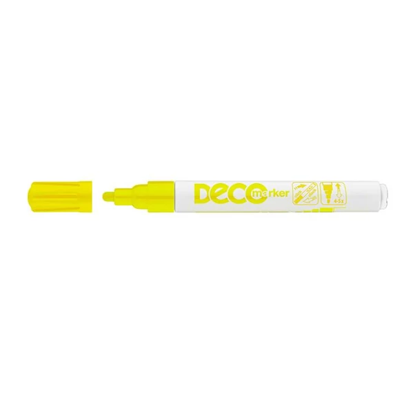 Lakkmarker, 2-4 mm, ICO "Decomarker" sárga Lakkmarker, 2-4 mm, ICO "Decomarker" sárga