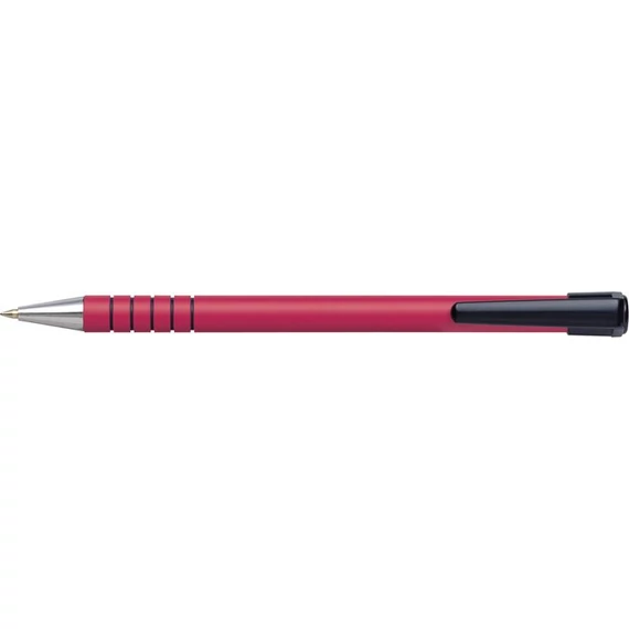 Golyóstoll, 0,7 mm, nyomógombos, PENAC "RB-085B", piros