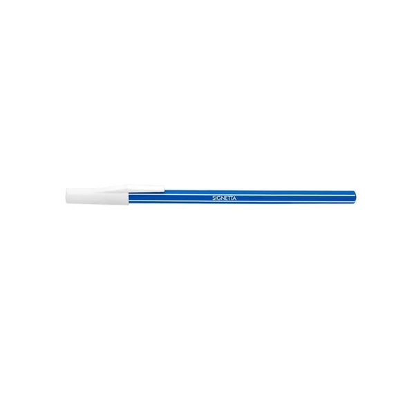 Golyóstoll, 0,7 mm, kupakos, ICO "Signetta", kék