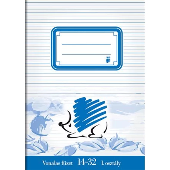 Füzet, tűzött, A5, vonalas, 32 lap, 1. osztály, ICO "Süni" Füzet, tűzött, A5, vonalas, 32 lap, 1. osztály, ICO "Süni"
