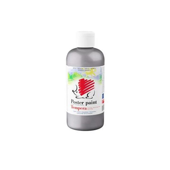 Tempera, 500 ml, ICO "Süni", ezüst