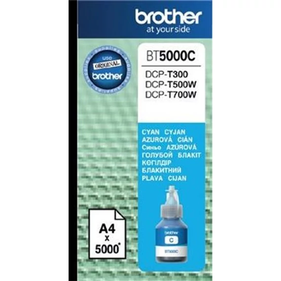 BT5000C Tinta DCP T-300, 500W, 700W nyomtatókhoz, BROTHER, cián, 5k BT5000C Tinta DCP T-300, 500W, 700W nyomtatókhoz, BROTHER, cián, 5k