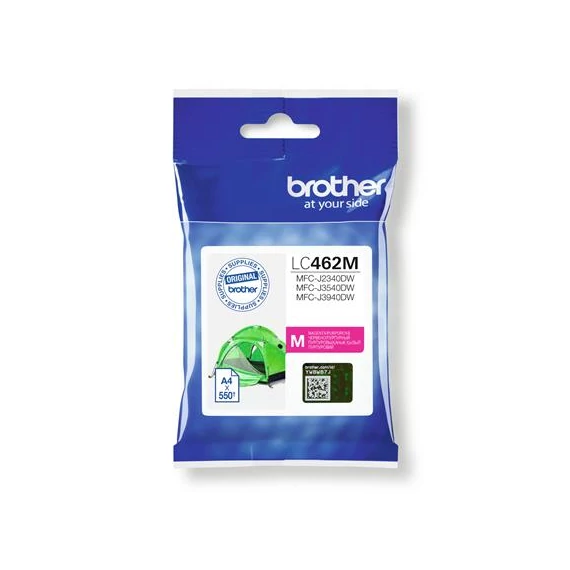LC462M Tintapatron MFC-J3540 nyomtatóhoz, BROTHER, magenta, 550 oldal