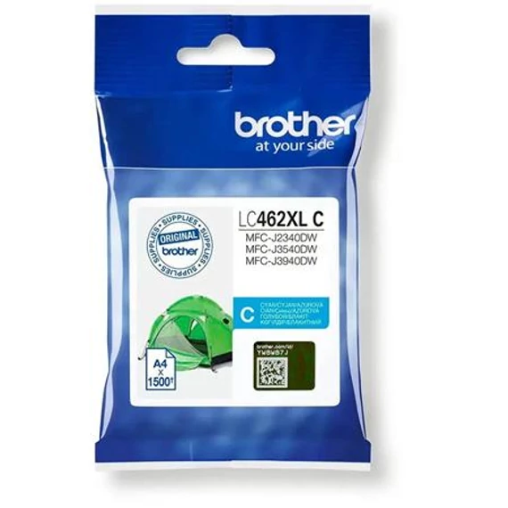 LC462XLC Tintapatron MFC-J3540 nyomtatóhoz, BROTHER, cián, 1500 oldal
