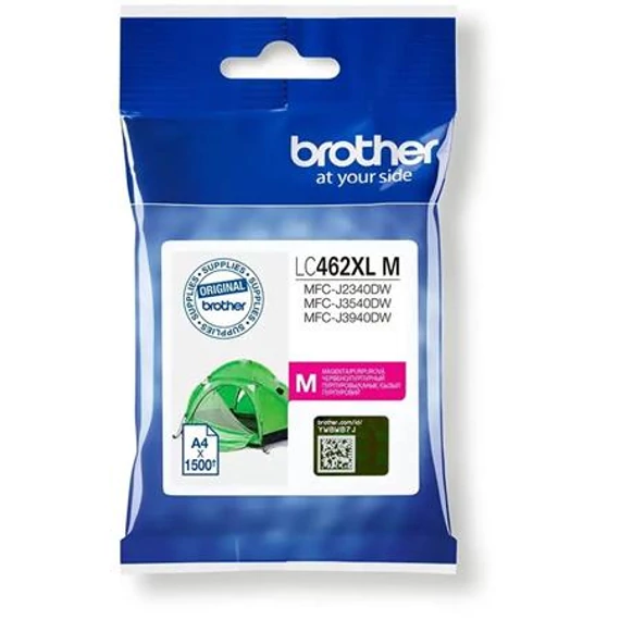 LC462XLM Tintapatron MFC-J3540 nyomtatóhoz, BROTHER, magenta, 1500 oldal