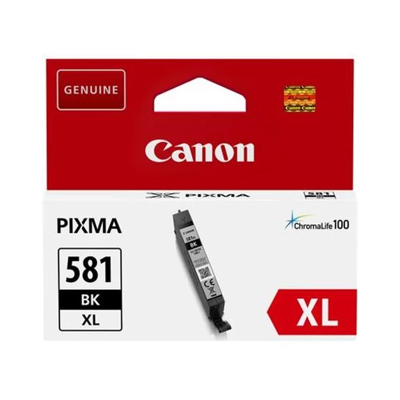 CLI-581BXL Tintapatron Pixma TS7550, 8150, 9150 nyomtatókhoz, CANON, fekete, 8,3ml