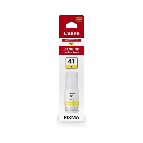 GI-41 Tinta Pixma G1420, G2420, G3420 nyomtatókhoz, CANON, sárga, 70 ml