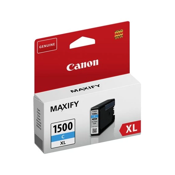 PGI-1500CXL Tintapatron Maxify MB2350 nyomtatókhoz, CANON, cián, 12 ml