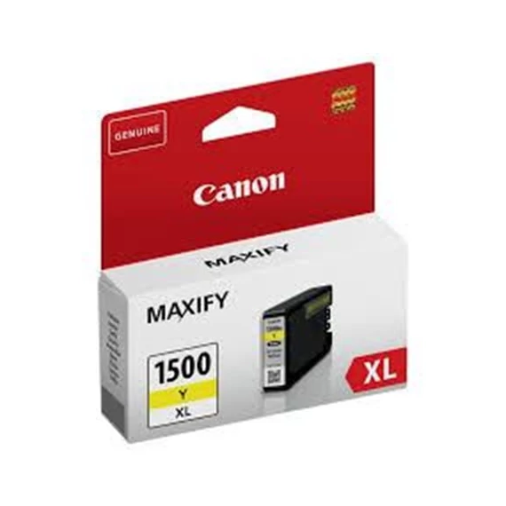 PGI-1500YXL Tintapatron Maxify MB2350 nyomtatókhoz, CANON, sárga, 12 ml