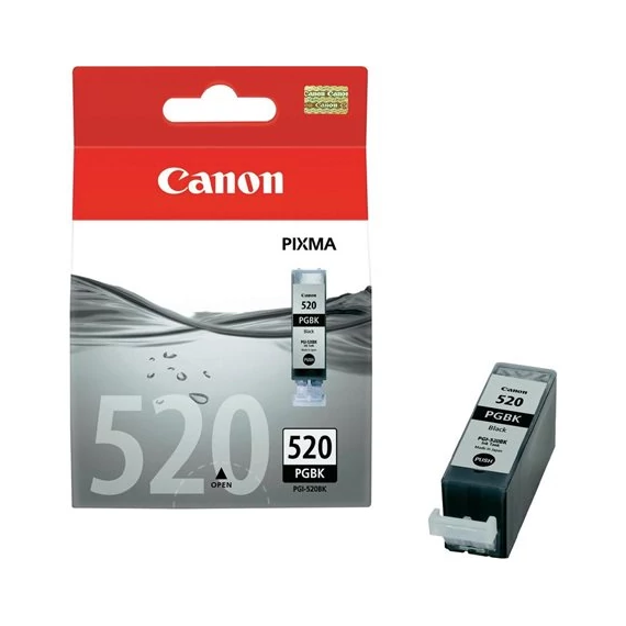 PGI-520B Tintapatron Pixma iP3600, 4600, MP540 nyomtatókhoz, CANON, fekete, 19ml