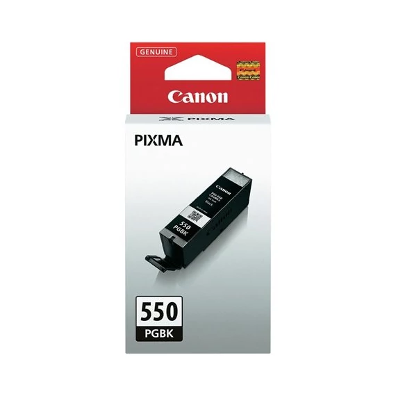 PGI-550PGB Tintapatron Pixma iP7250, MG5450, 6350 nyomtatókhoz, CANON, fekete, 15ml
