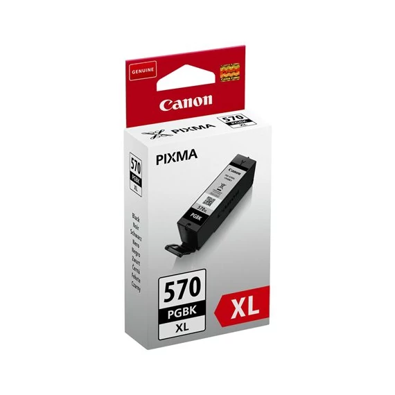 PGI-570BXL Tintapatron Pixma MG5750, 6850, 7750 nyomtatókhoz, CANON, fekete, 22 ml