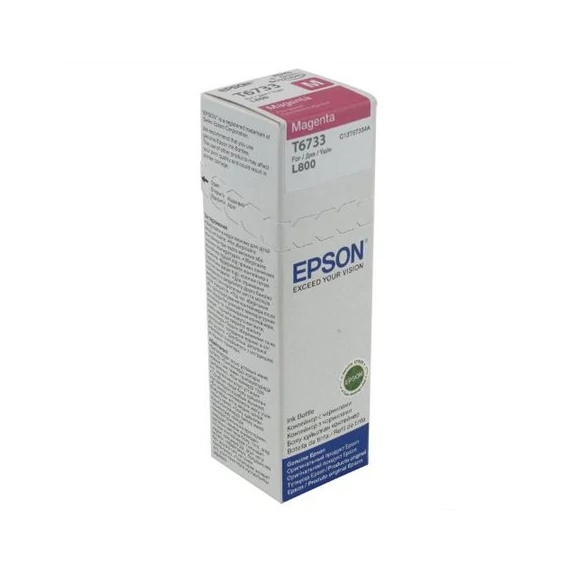T67334A10 Tinta L800 nyomtatóhoz, EPSON, magenta, 70ml T67334A10 Tinta L800 nyomtatóhoz, EPSON, magenta, 70ml