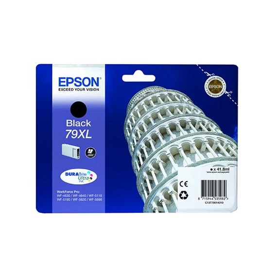 T79014010 Tintapatron WorkForce Pro WF-5620DWF nyomtatóhoz, EPSON, fekete, 41,8ml