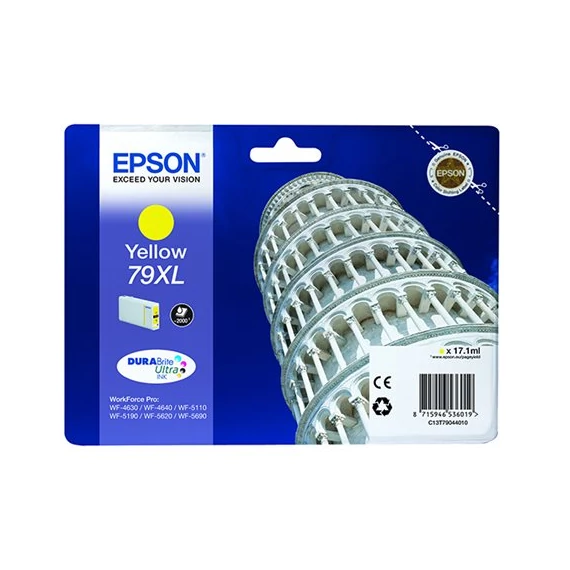 T79044010 Tintapatron WorkForce Pro WF-5620DWF nyomtatóhoz, EPSON, sárga, 17,1ml