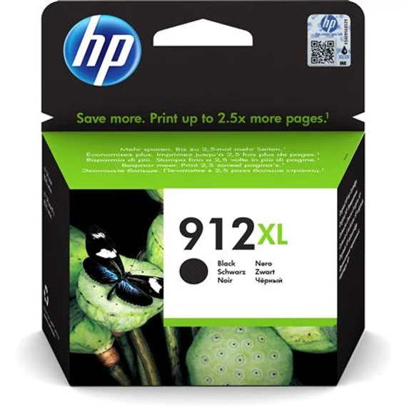 3YL84AE Tintapatron Officejet 8023 All-in-One nyomtatókhoz, HP 912XL, fekete, 825 oldal