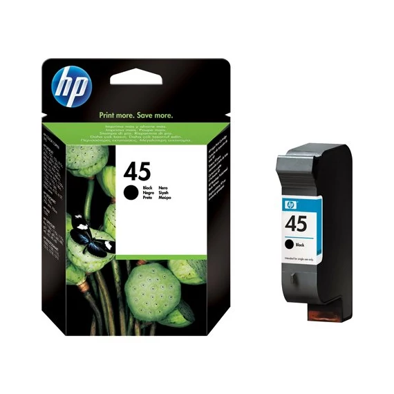 51645AE Tintapatron DeskJet 710c, 720c, 815c nyomtatókhoz, HP 45, fekete, 42ml