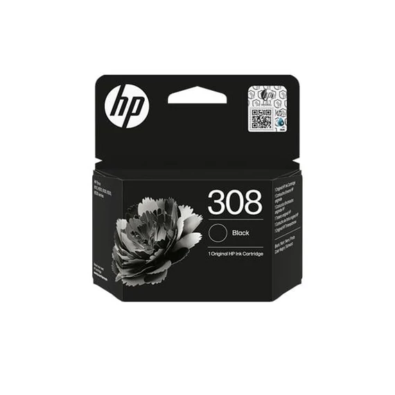 7FP21UE Tintapatron Deskjet 2900, Envy 6110e nyomtatókhoz, HP 308, fekete, 160 oldal