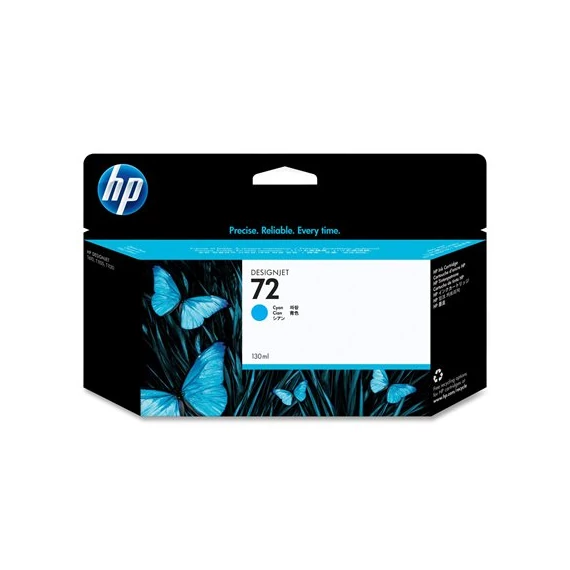 C9371A Tintapatron DesignJet T610, T640, T1100, T1100ps nyomtatókhoz, HP 72, cián, 130ml