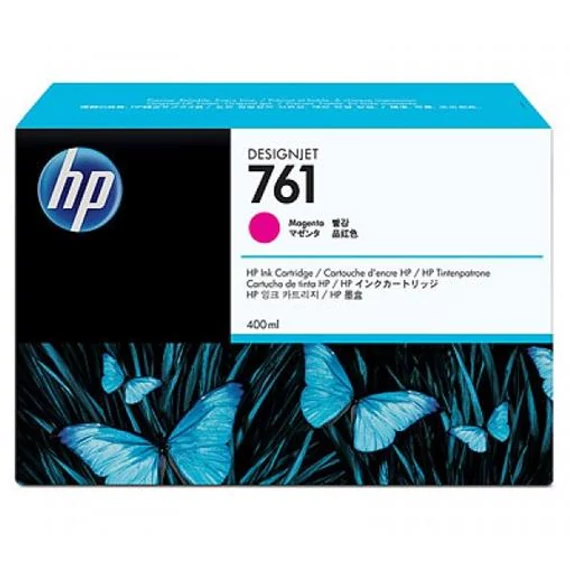 CM993A Tintapatron DesignJet T7100 nyomtatóhoz, HP 761, magenta, 400 ml
