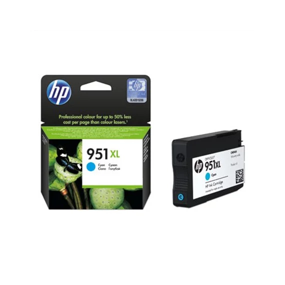 CN046AE Tintapatron OfficeJet Pro 8100 nyomtatóhoz, HP 951xl, cián, 1,5k