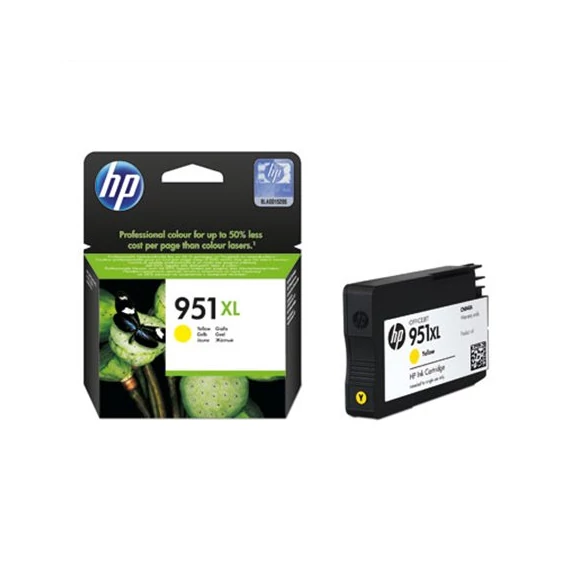 CN048AE Tintapatron OfficeJet Pro 8100 nyomtatóhoz, HP 951xl, sárga, 1,5k CN048AE Tintapatron OfficeJet Pro 8100 nyomtatóhoz, HP 951xl, sárga, 1,5k
