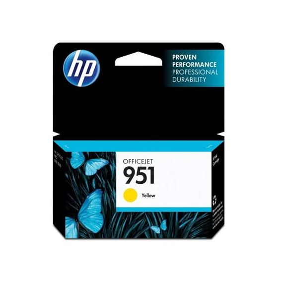 CN052AE Tintapatron OfficeJet Pro 8100, 8600 nyomtatókhoz, HP 951, sárga, 0,75k