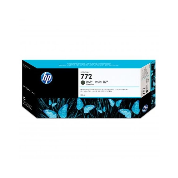 CN635A Tintapatron DesignJet Z5200 nyomtatóhoz, HP 772, matt fekete, 300ml