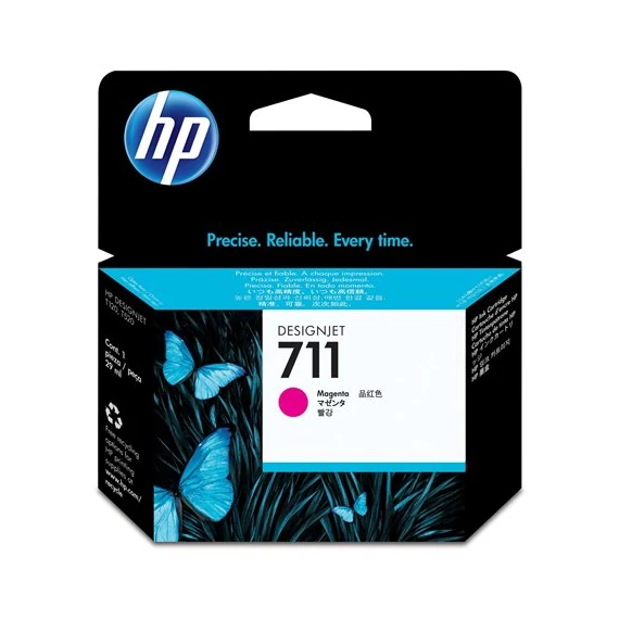 CZ131A Tintapatron DesignJet T120, T520 nyomtatókhoz, HP 711, magenta, 29 ml